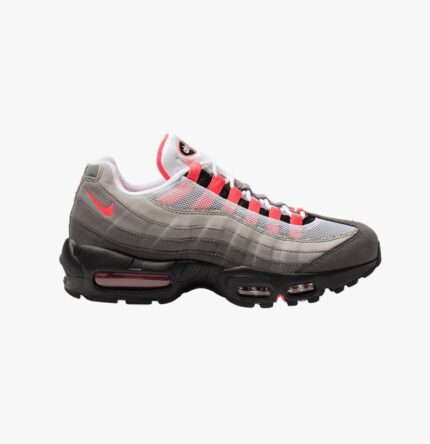 Nike Air Max 95 OG – Neon Red & Grey Retro Running Shoes