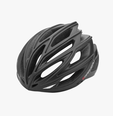 Garneau Equipe Bike Helmet – Matte Black Lightweight Road Cycling Helmet